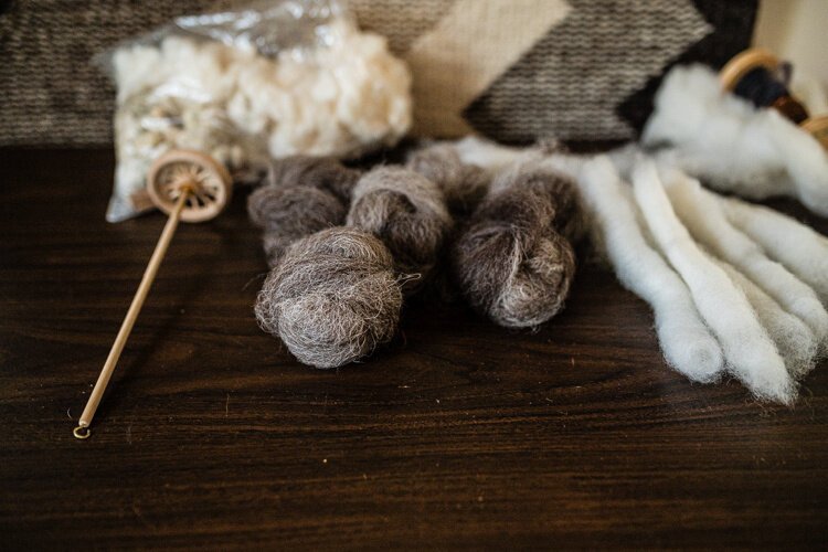 “Nothing quite compares to homespun yarns,” according to Pat Maley, one of the Guild’s resident spinning experts and instructors.