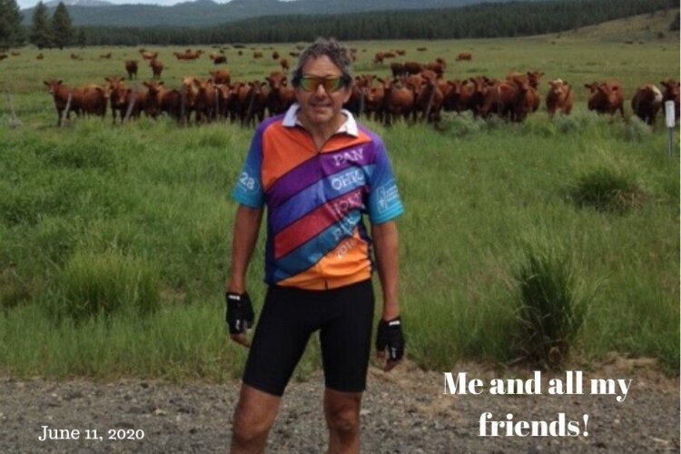 Joe Hykle and three friends cycled across the country to raise money for cancer. He documented their travels on his Facebook page.