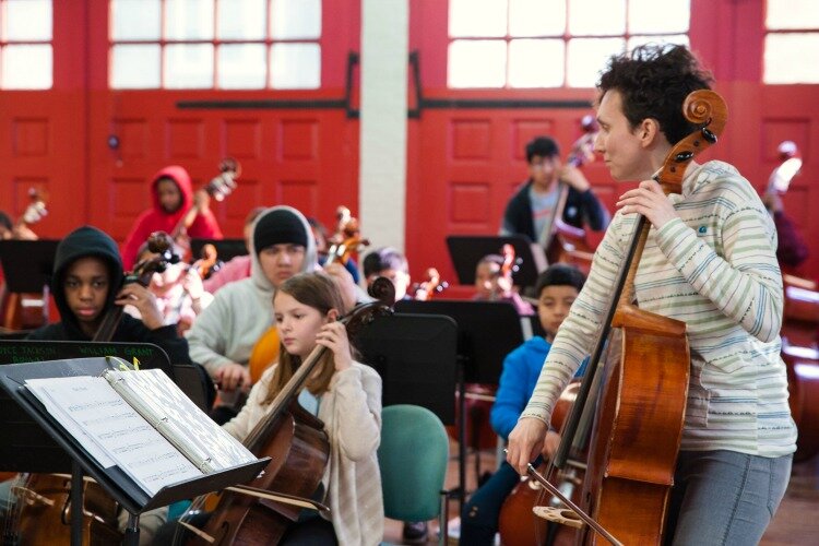 The MyCincinnati Youth Orchestra has been using an old firehouse along Warsaw Avenue as a rehearsal space.