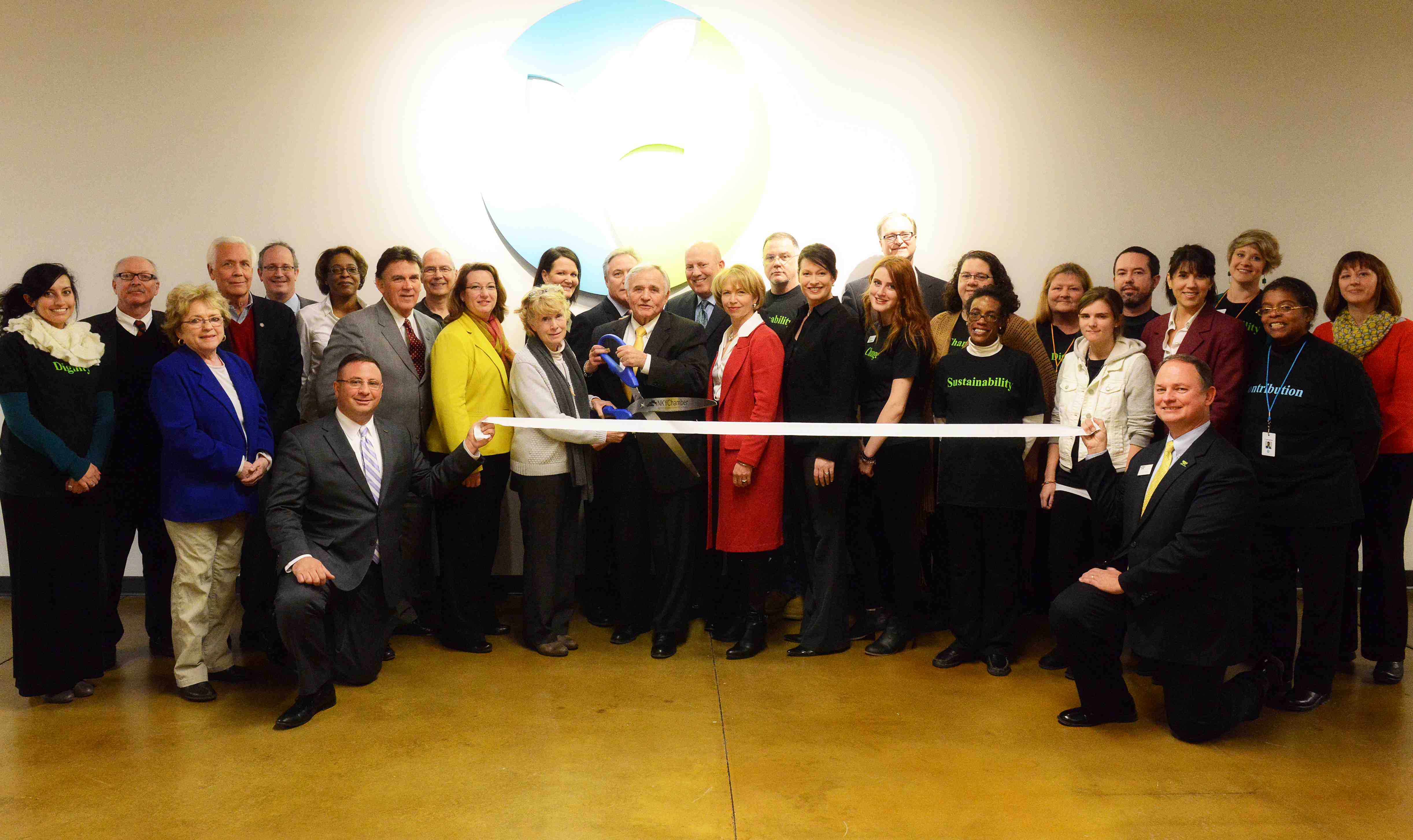 Life Learning Center staff and leaders celebrated its renovation in 2014