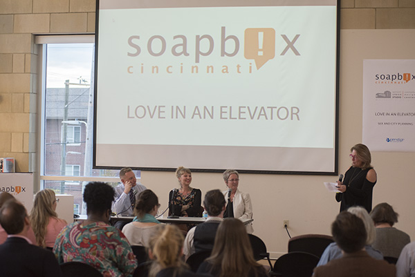 The discussion was moderated by new Soapbox editor Pamela Fisher.