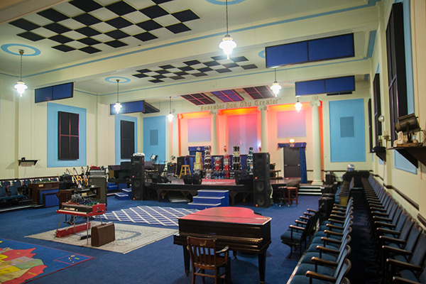 Masonic Sounds recording studio at The Lodge