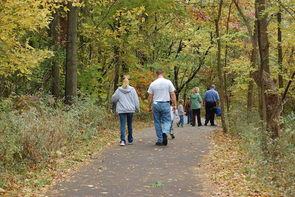 Fall hike at Farbach-Werner Nature Preserve