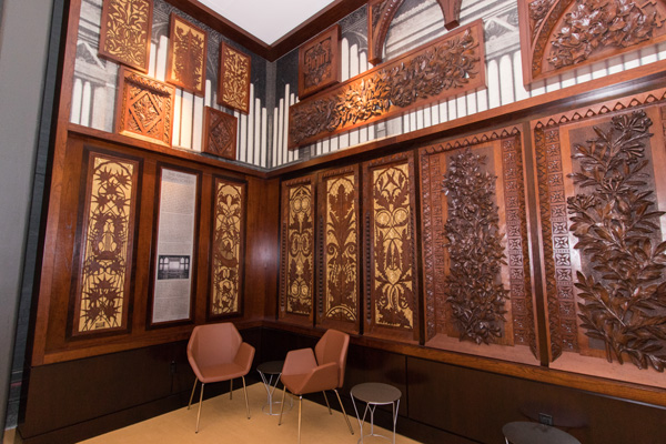 The new Taft Suite features beautifully restored panels from Music Hall’s original massive Hook & Hastings organ.