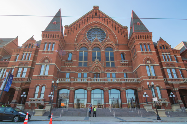 Cincinnati Music Hall, one of Hannaford's best-known and most celebrated designs.