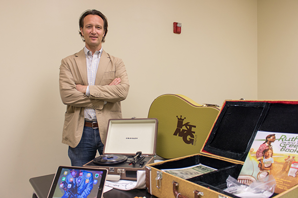 Xavier University instructor Sean Rhiney is part of the team that designed the Suitcase Project.