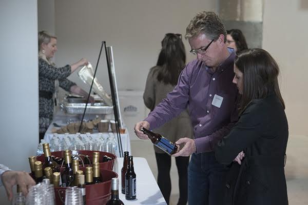 Guests enjoyed refreshments from Listermann Brewing and light bites from Just Q'in.