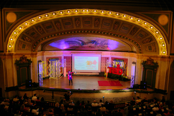 The theme for the TEDxCincinnati event in 2014 was "Vibrant Curiosity."
