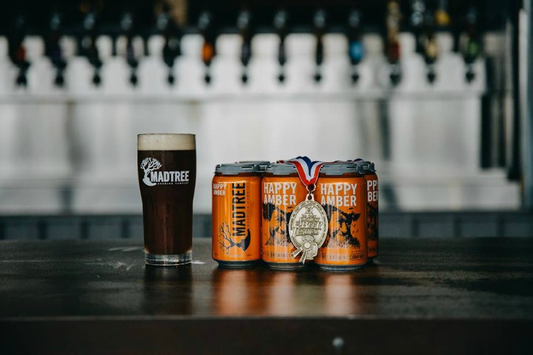 MadTree Brewing's Happy Amber won a gold medal at the 2018 Great American Beer Festival.