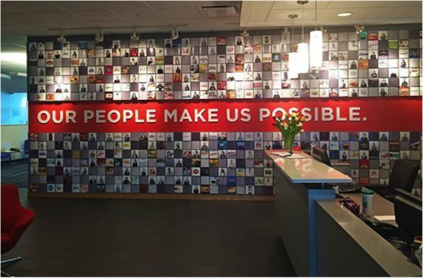 Inside POSSIBLE's headquarters.