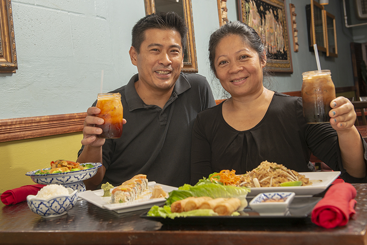 Owners Tim Tang and Ruthai Sanphasiri have been in business for 17 years.