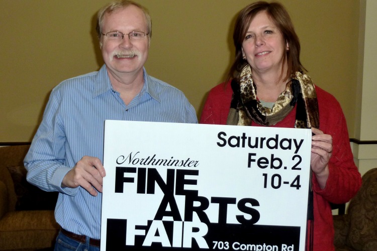 Rich Schafermeyer and Susan Ahlrichs, co-chairs of the Northminster Fine Arts Fair.