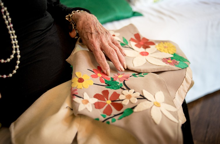 The 101-year-old artist is best known for her fashion illustrations.