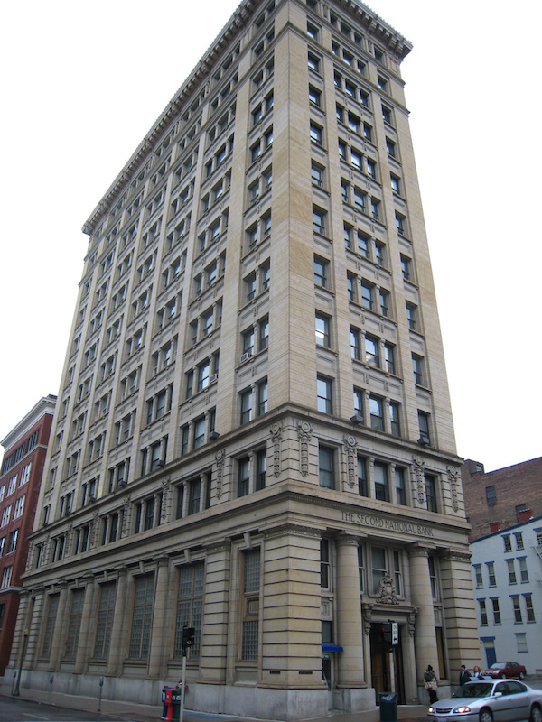 The Second National Bank Building downtown will be redeveloped into 60 apartments.