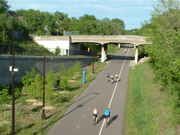 A rendering of what the Wasson Way will look like.