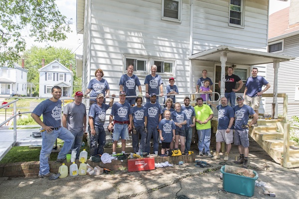 PWC's recent Repair Affair brought together over 300 volunteers to fix 40 area homes
