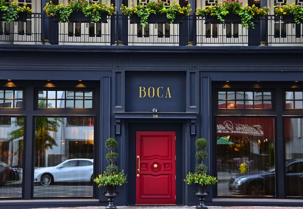 Boca is in the space once occupied by the beloved Maisonette