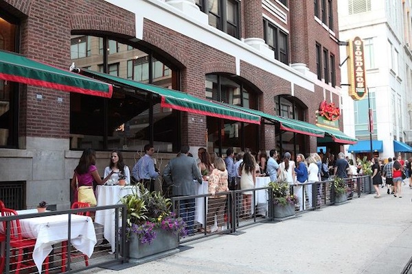 The flagship Giordano's on Rush Street in Chicago