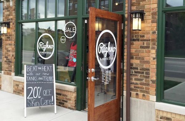 Righno opened its first boutique in Indianapolis, followed by locations in Columbus and now OTR