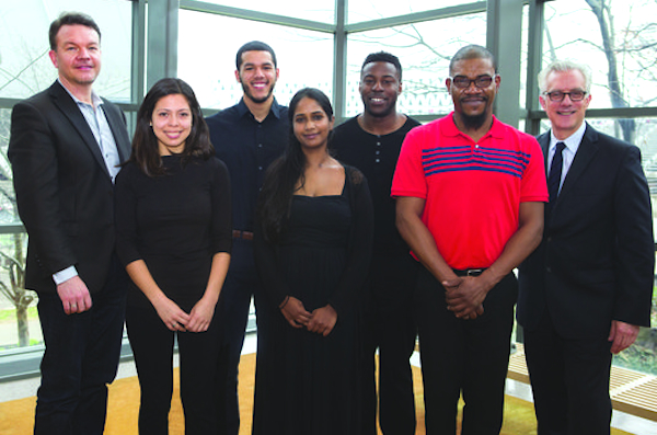 The first class of CSO/CCM Diversity Fellows includes Emilio Carlo, third from left