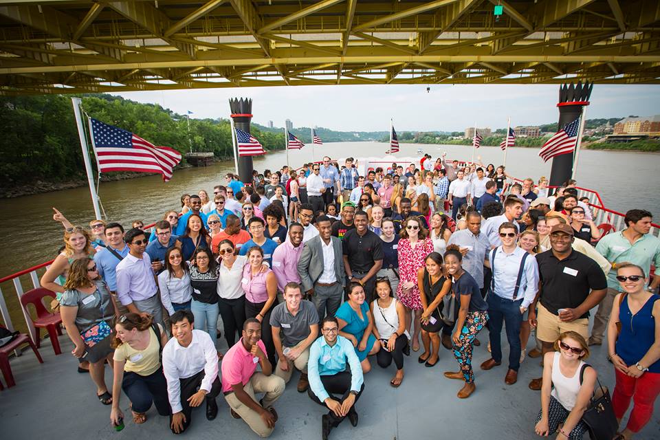 A BB Riverboat cruise was the favorite event among many of the interns
