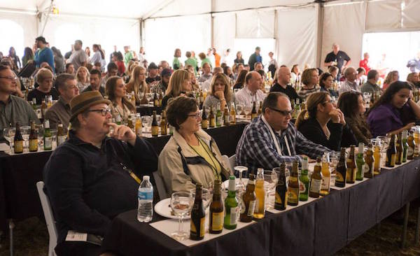 Attendees gather for a beer tasting at last year's Cincinnati Food + Wine Classic.