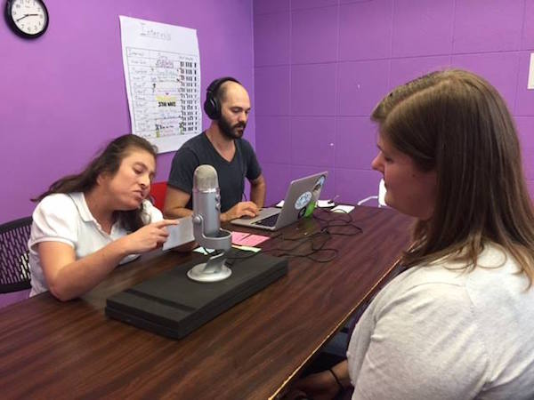 The Melodic Connections podcast team conducting its first interview for "Hero Radio. Stories Beyond the Music."