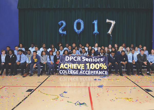 This is the third year that DePaul Cristo Rey seniors have achieved 100 percent college acceptance.