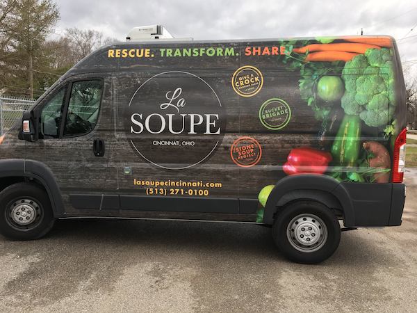 La Soupe's mobile soup mobile will pull up to Union Hall on Feb. 14.