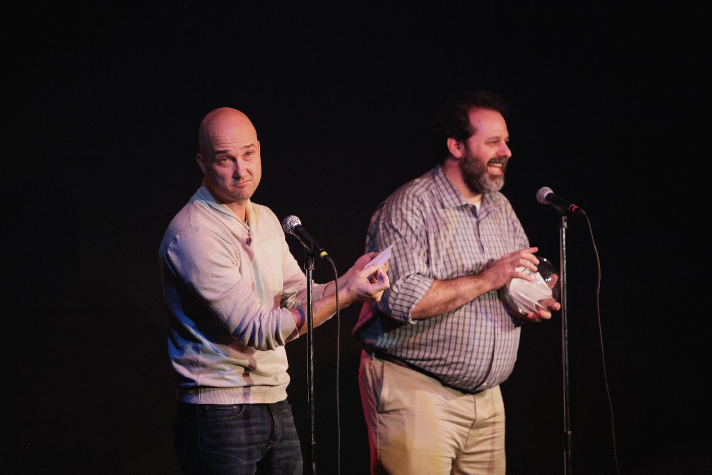 Jeff Groh (left) and Dave Levy of True Theatre