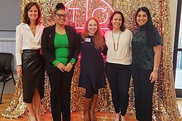 Panel speakers shared their expertise and experience. Pictured left to right: Donna Zaring, Jessica Shely, Nicole Armstrong, Amy Vaughan, Anu Vora 