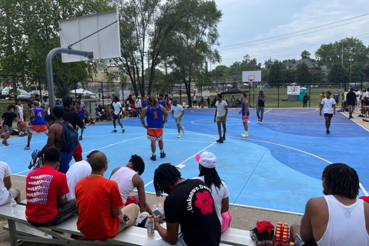 Annual basketball tournament at Old Timers Reunion