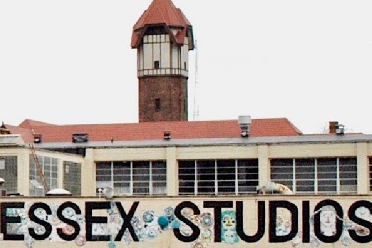Signature Essex Studios sign on the building. 