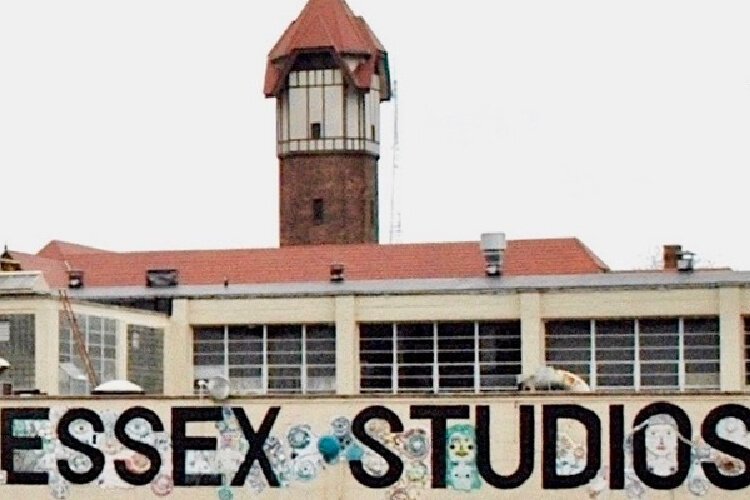 Signature Essex Studios sign on the building. 