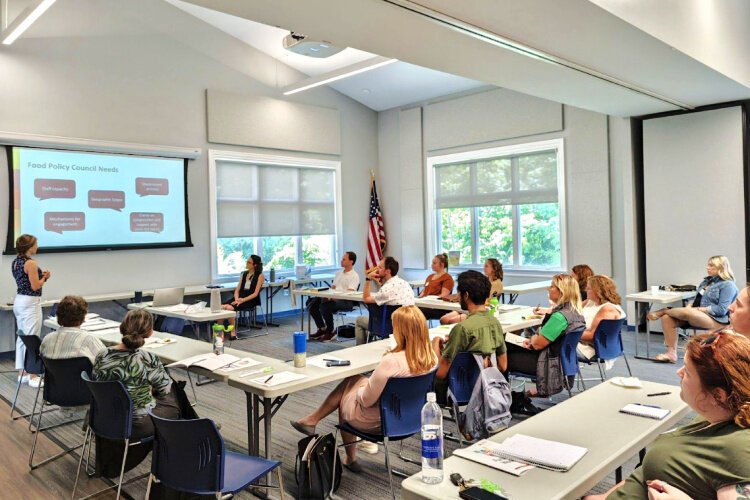 Food Policy Council Strategic Planning Meeting, Durr Ed Center in NKY, July 2022.