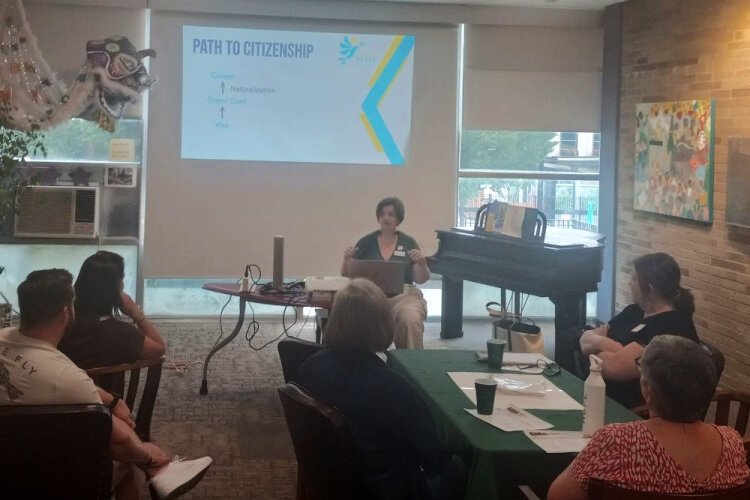 Samantha Searls, Ignite Peace's program director, discusses the distinctions between different immigrant classifications and their rights.