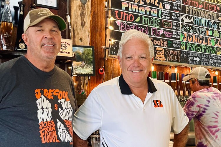 Co-Owners and founders of Little Miami Brewing Company (l to r) Joe Brenner and Dan Lynch