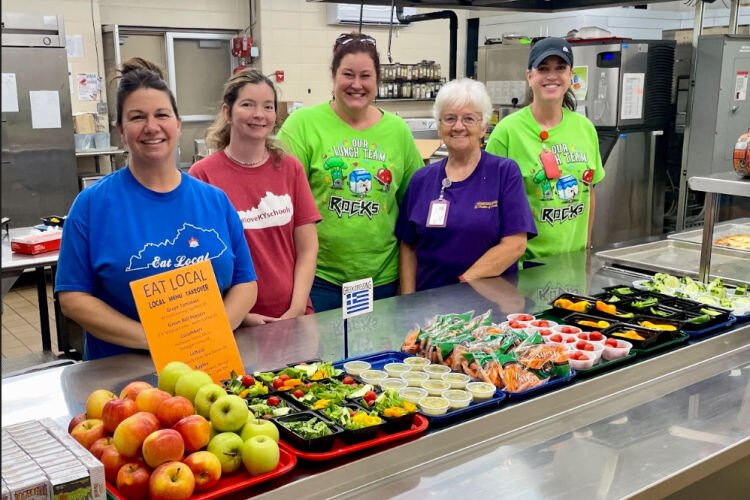 Local menu takeover at Campbell County Schools, October 2022.