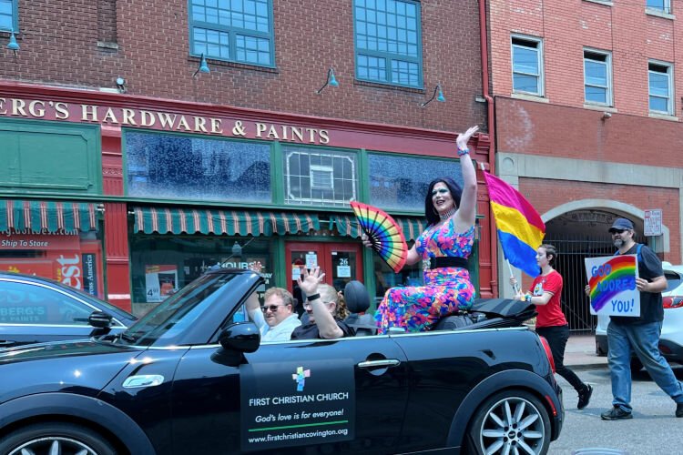 NKY Pride’s traditional Pride parade through the streets of Covington. 