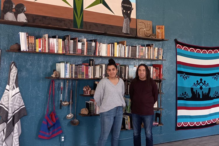 UNC Exec.Director Briana Mazzolini-Blanchard and Homer Shadowheart, office manager, co-host the podcast “Life on the Margins” which addresses an array of issues and how they impact the U.S. Indigenous population. 