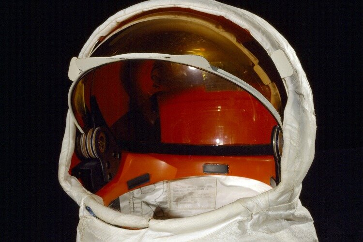 Aldrin's extravehicular visor