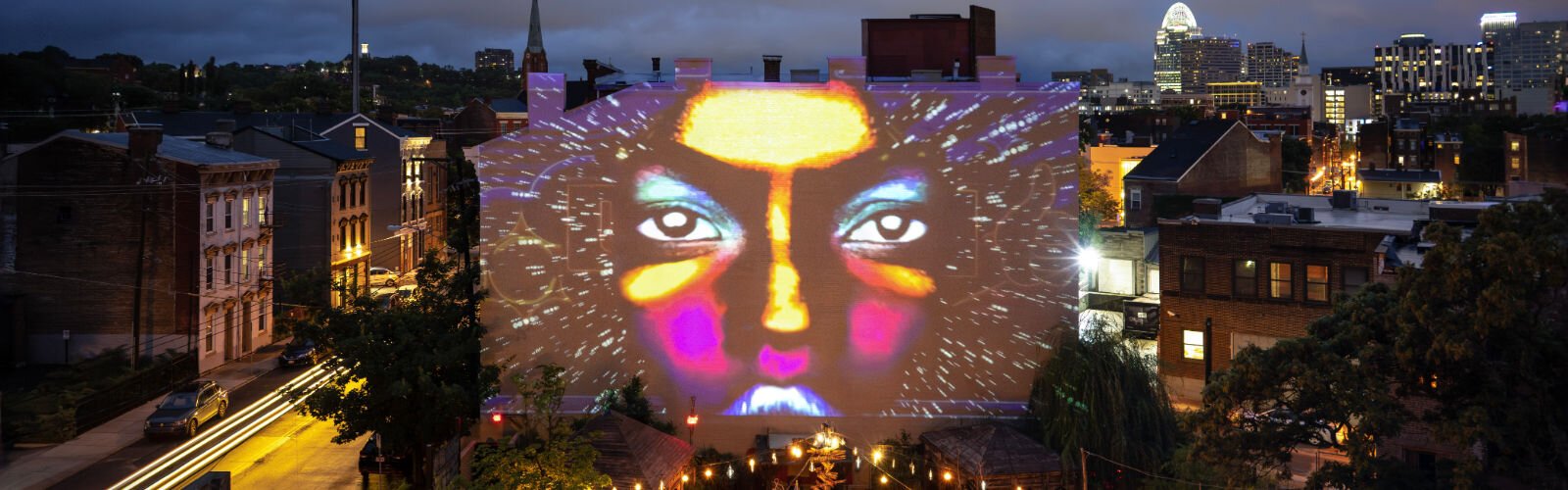As a finale to ArtWorks’ community celebration ArtAmplified, on June 11, Brave Berlin presented mural-inspired projections outside of Somerset Bar. 