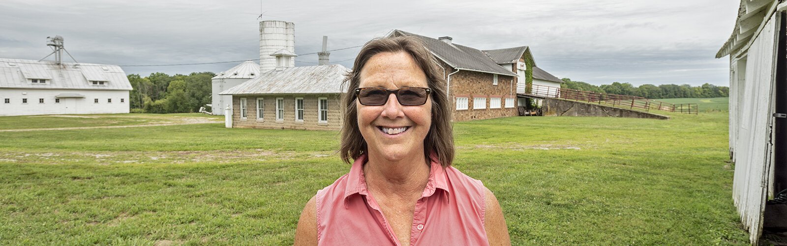 Krista Magaw, executive director of the Tecumseh Land Trust, which was created to save Whitehall Farm from development.