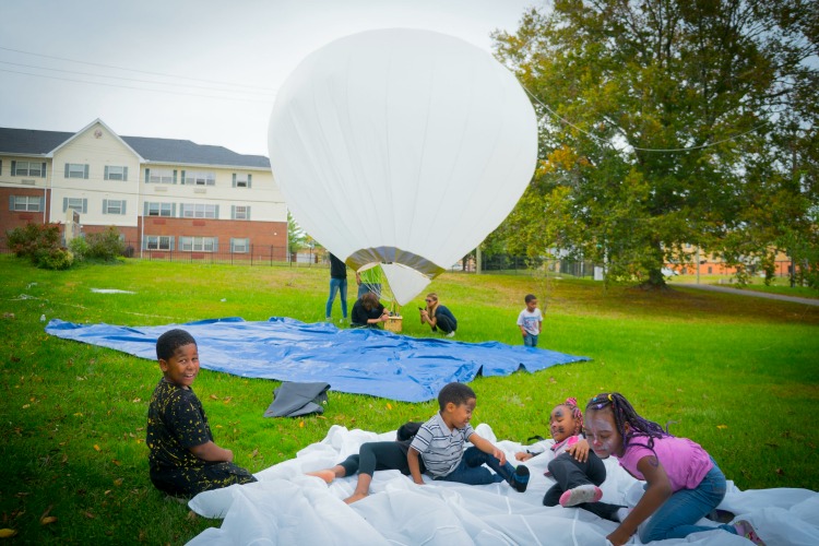 Children playing in Avondale.