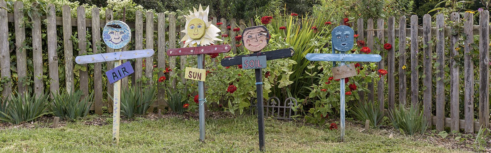 The children's garden at Gorman Heritage Farm