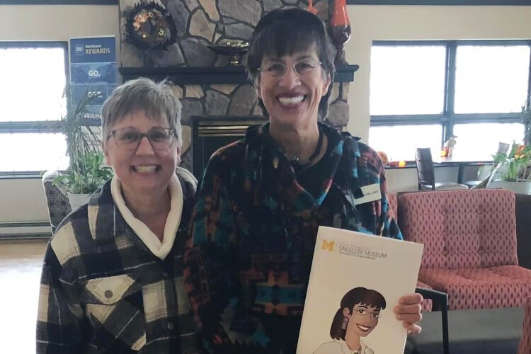 Lynda Gregorini with her friend and mentor, Dr. Jessica A. Rickert.