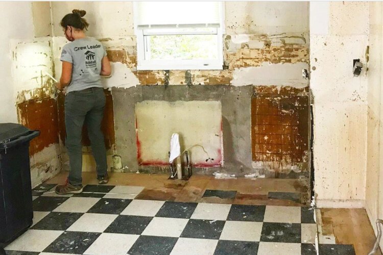 A "before" picture of a Price Hill Kitchen