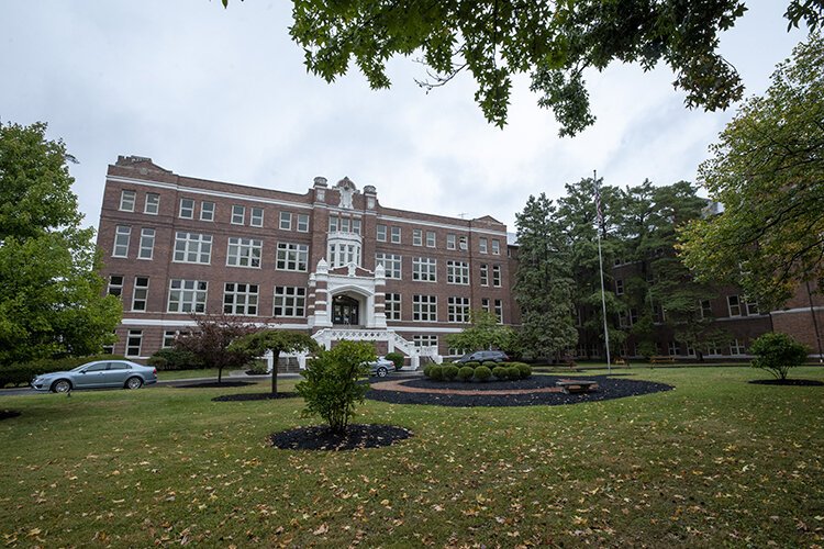 Gamble Montessori is located in the former Mother of Mercy of High School.