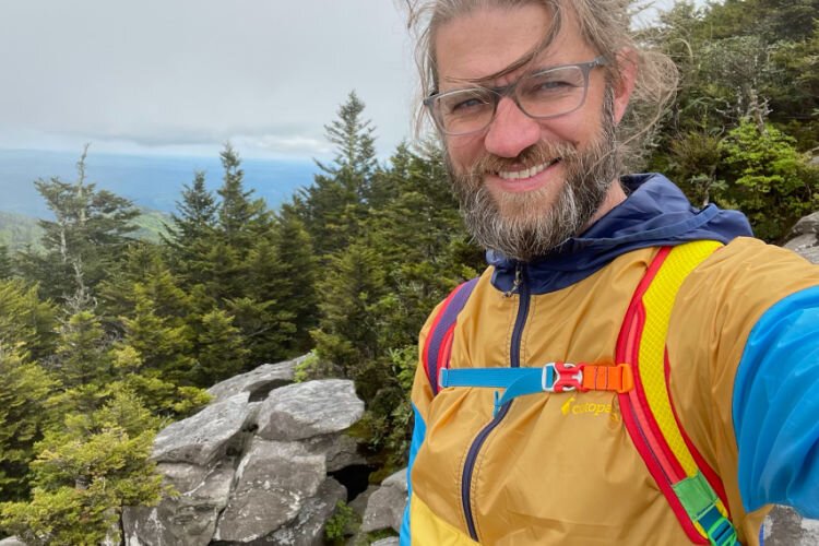 Sycamore Township resident, father of four and design leader for local firm SHP, Gregor Lewis, often hikes and practices forest bathing to keep himself physically and mentally fit.