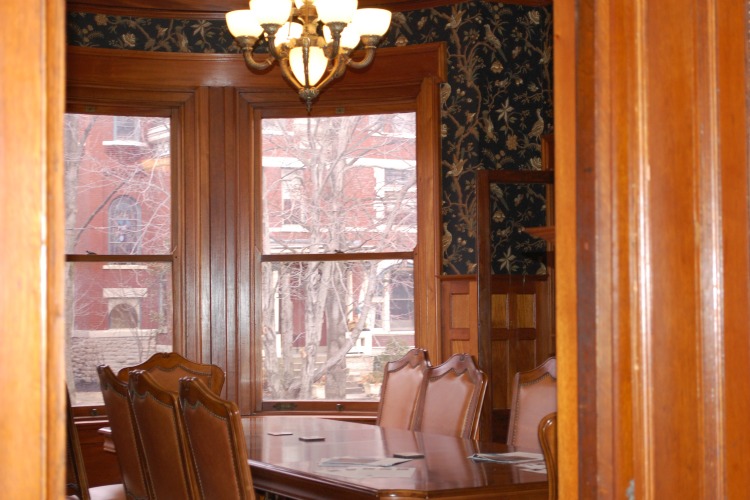 Impact's main conference room can be rented. 